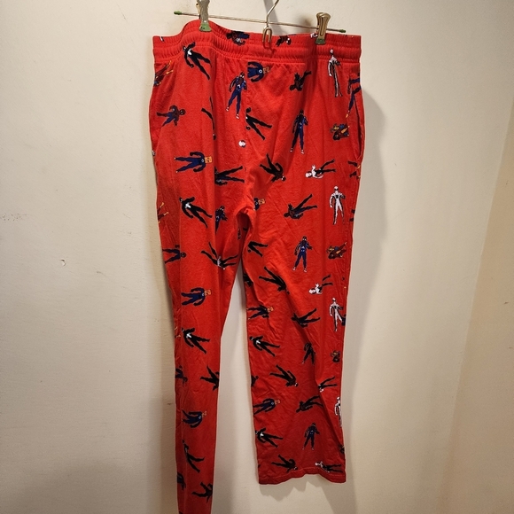 Marvel Men's Red Spider Man  Pajama Pants with Character Print Size L - Picture 10 of 12